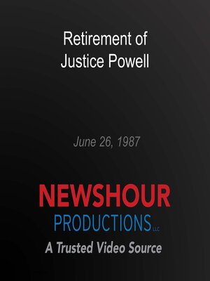 cover image of Retirement of Justice Powell